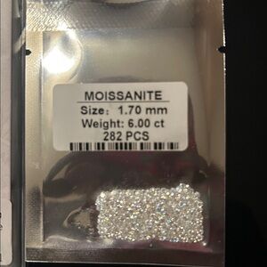Moissanite Gemstones 1.70 mm. 6ct